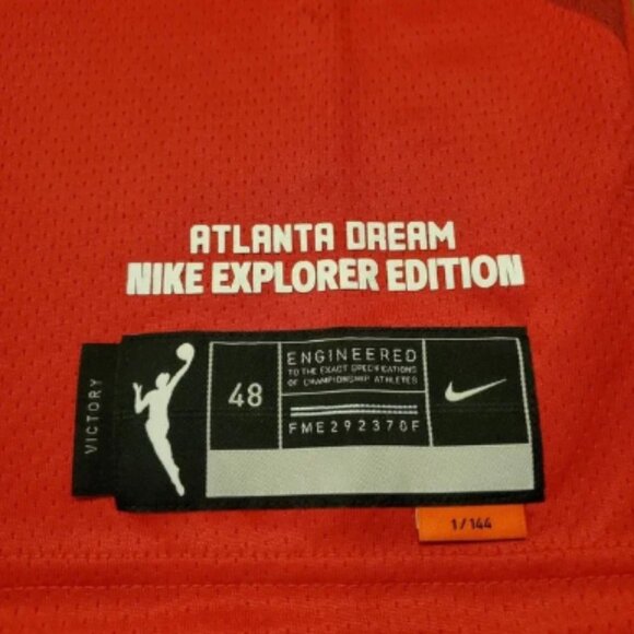 Atlanta Dream Jersey Women Large McDonald Nike Explorer Edition NBA Basketball - Picture 4 of 7